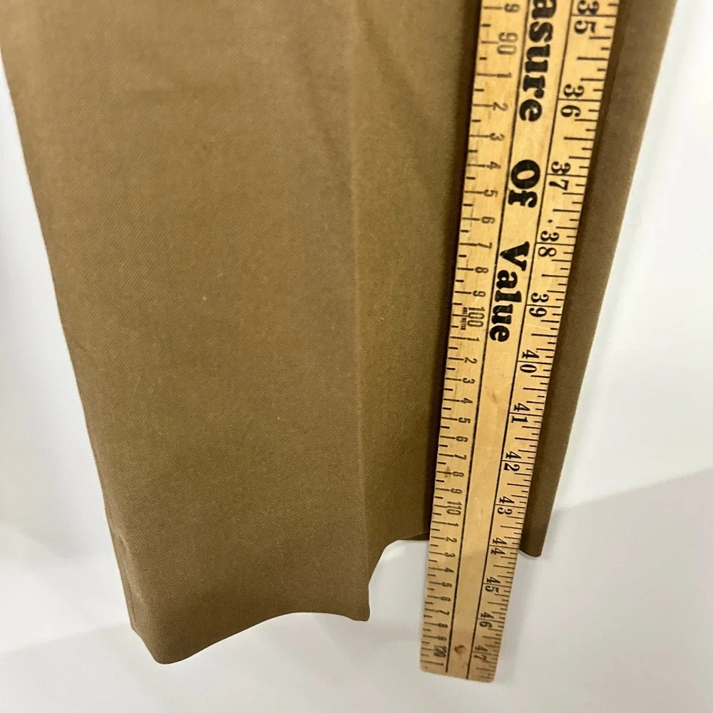 VTG Chaps Ralph Lauren‎ Pleated Wool Trousers 36 Brown Dark Academia Old Money